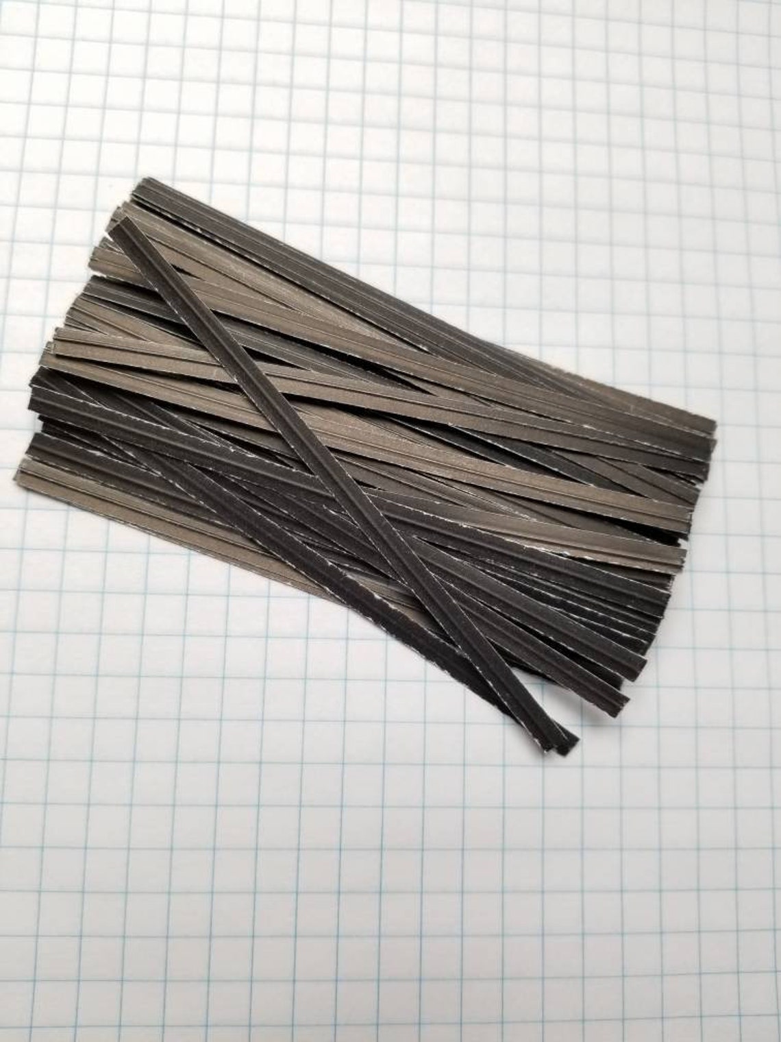 Black Color Solid Twist Ties 100 Pack Packaging Trim Etsy
