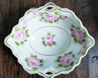 Vintage Nippon Dishes- Set of 2 Trinket or Ring Bowls