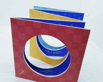 Accordion Altered Book Blanks: Mini Scrapbook, Collage Art - Set of 2