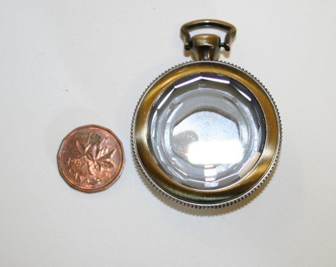 Large Brass Pocket Watch Case Etsy