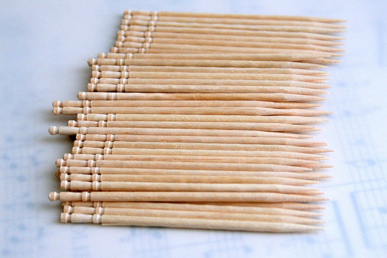 50 Decorative Wooden Toothpicks Bookbinding Assemblage Etsy UK
