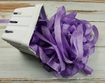 5 yards Lavender Seam Binding. Packaging, Scrapbooking, Shabby Pretty Embellishment