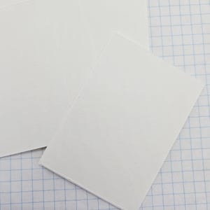 Papier aquarelle blanc lisse ACEO, blancs ATC, bases de cartes d'art
