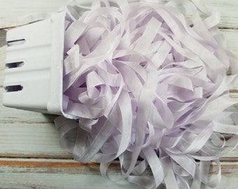 5 Yards Pale Orchid Rayon Seam Binding: 1/2 Inch, Silky or Crinkled