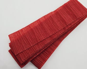 6 Yards, Vintage Crepe Paper Streamers- Assemblage, Collage, Art Supplies