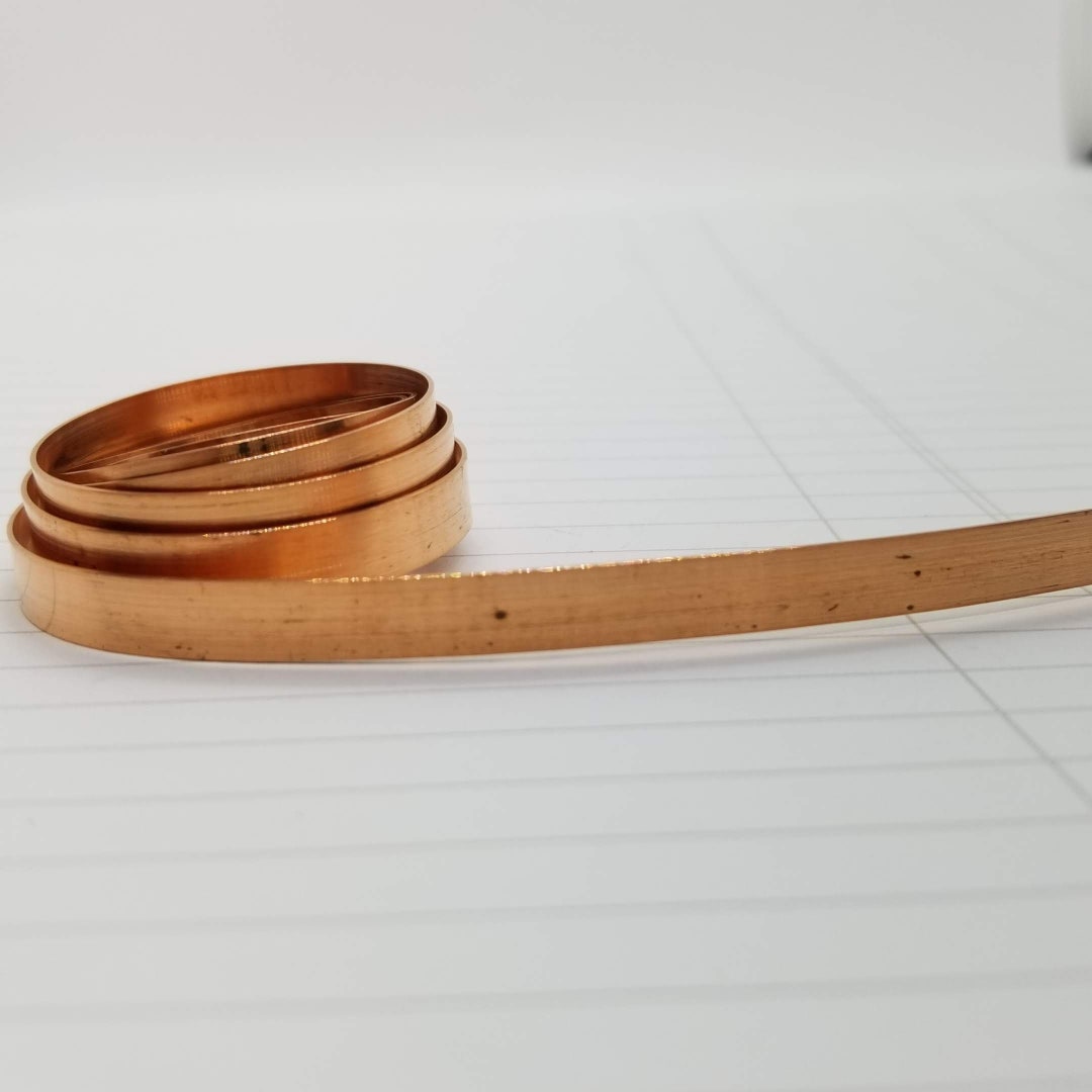 Copper Bezel Strip- 1/4 Inch Wide, 24 Gauge, 1 Yard, 3 Feet Strip - Etsy