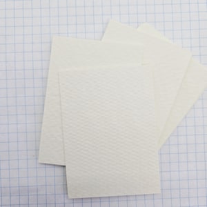 20 Offwhite Heavy Textured Watercolor Paper ACEO, ATC Blanks, Art Card Bases