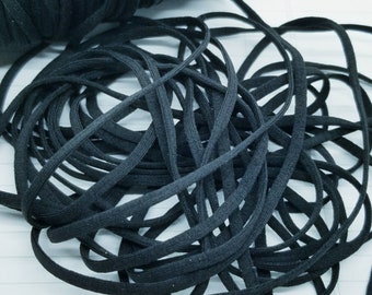 Soft Spandex Elastic- 3.5mm rolled edges 5 yard packages