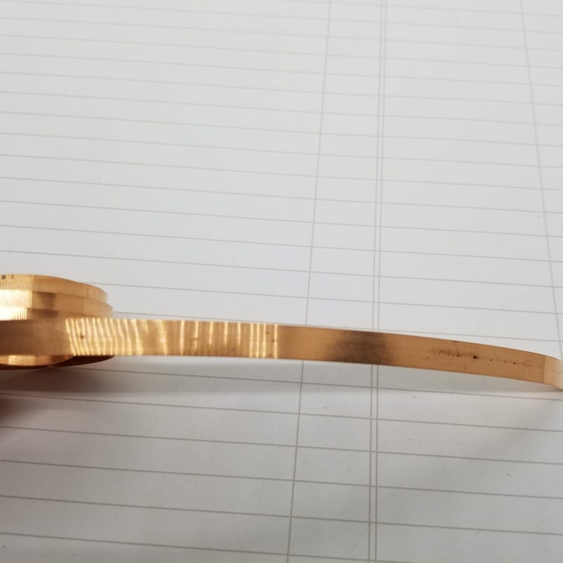 Copper Bezel Strip 1/4 inch wide, 24 gauge, 1 Yard, 3 Feet Strip image 3
