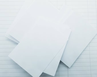 50 80 lb Bright White Coverstock ACEO, ATC Blanks, Art Card Bases