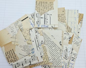 10 Collaged ACEO ATC Bases- 2 1/2 x 3 1/2