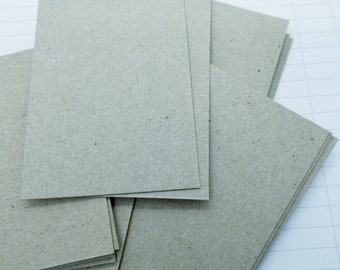 20 Medium Weight Chipboard Cardstock ATC Blanks- 2 1/2 x 3 1/2