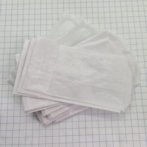 50 Mini Glassine Envelope, Glassine Bag, Translucent Envelope, Packaging, Scrapbook Insert, 2 x 3.5 inch Envelope, Craft Supply