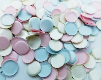 Paper Dots- Metallic Pink Blue Cream Scrapbooking Supply