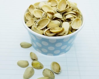 Clean Pistachio Shells For Crafting- 3 oz -85 gm, 1 CUP of shells