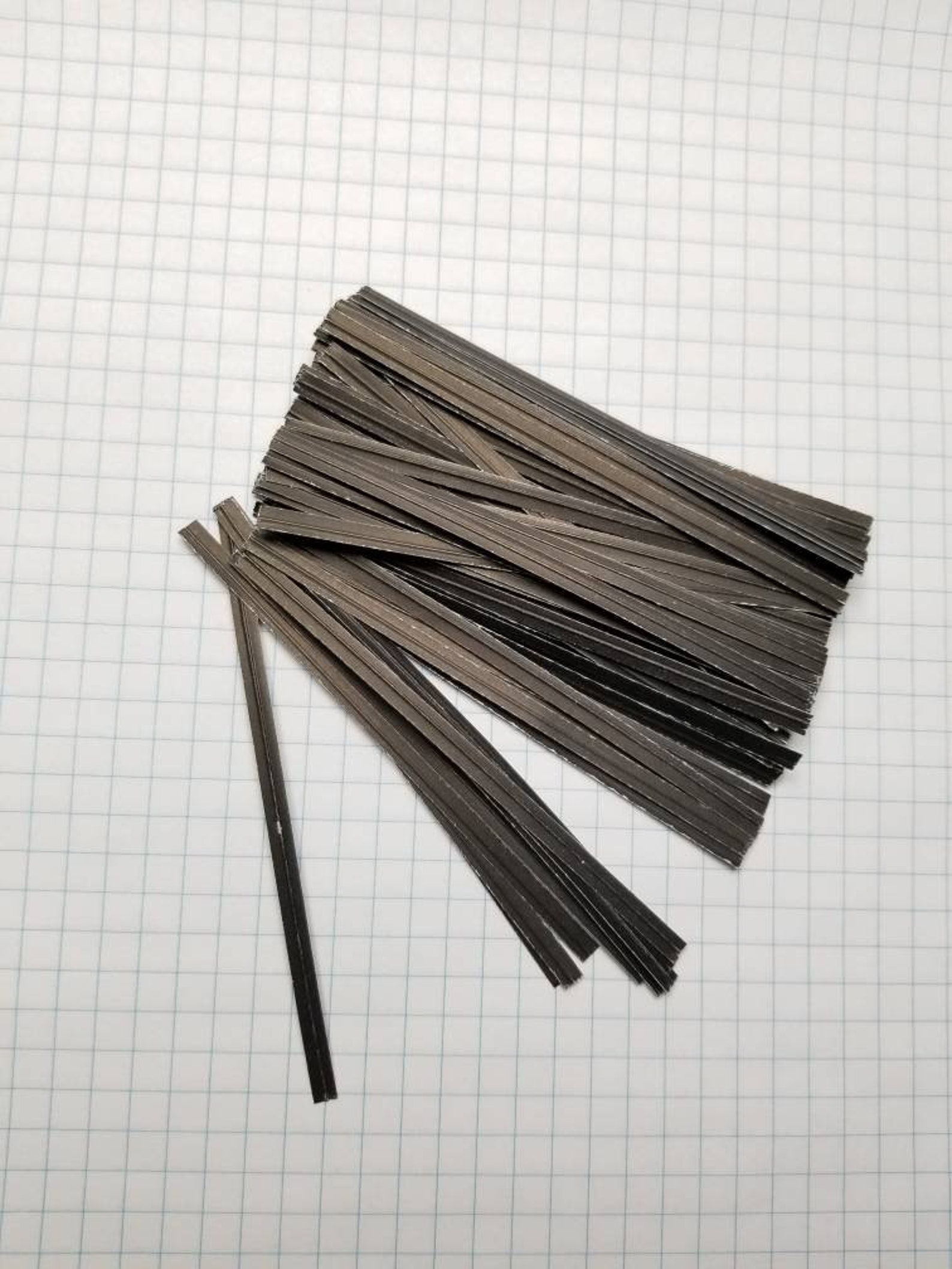 Black Color Solid Twist Ties 100 Pack Packaging Trim Etsy