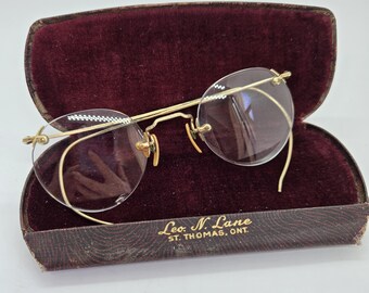 Vintage Eye Glasses with Case #3