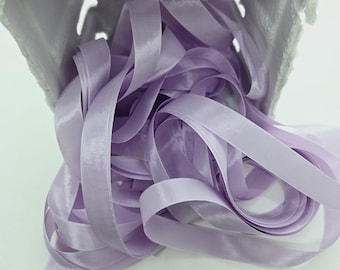 5 yards Pale Lilac Seam Binding. Packaging, Scrapbooking, Shabby Pretty Embellishment