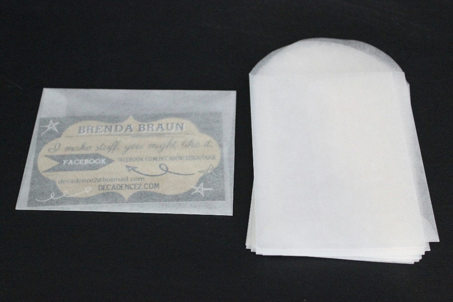 50 Glassine Bag Glassine Envelope Translucent Envelope Etsy