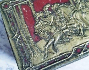 Vintage Rileys Toffee Tin- hunting scene