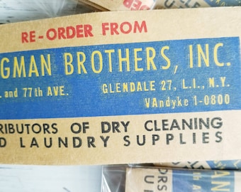 Vintage Kliegman Brothers Advertising Banner Strip- Vintage Business Ephemera- Glendale,NY
