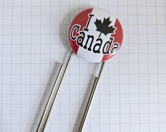 Canada Flag, pink chair, sassy sayings, sock monkey, Paper Clip, Planner, Book Supplies