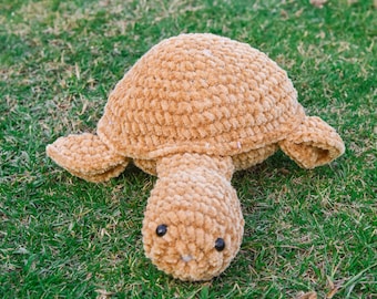 Adorable Crochet Turtle Pattern, Amigurumi Stuffed Animal Pattern, Fun & Easy Crochet Turtle Pattern, Friendly Digital PDF Files in English