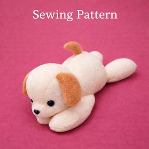 Plush Puppy Sewing Pattern | Stuffed Animal Tutorial (PDF Download)