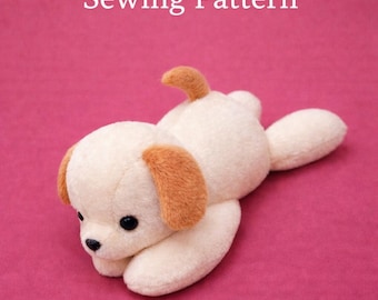 Plush Puppy Sewing Pattern | Stuffed Animal Tutorial (PDF Download)