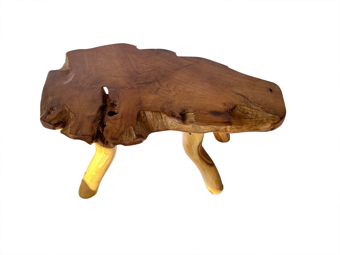 Solid Teak Root Coffee Table From Asia-teak - Etsy