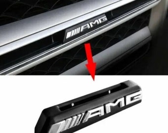 AMG Schriftzug Emblem Logo para Mercedes Panamericana Kühlergrill para TODOS los modelos