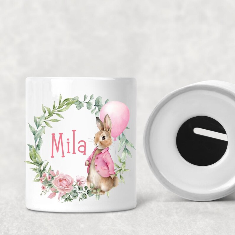 Personalised New Baby Money Box Personalised Money Box Baby Money Box