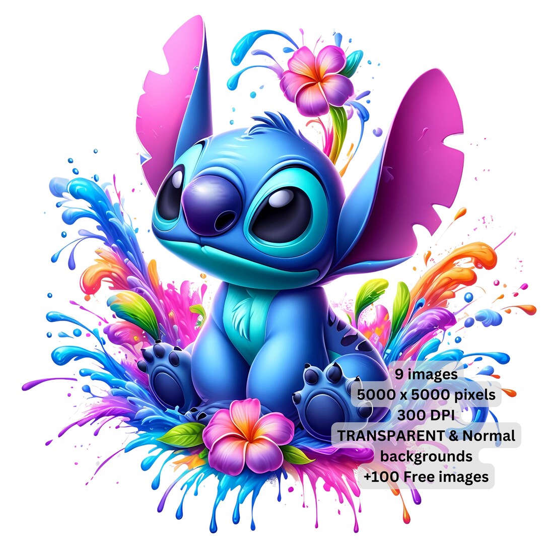9 PNG Blue Alien Splash and Watercolor Digital Design PNG File for ...