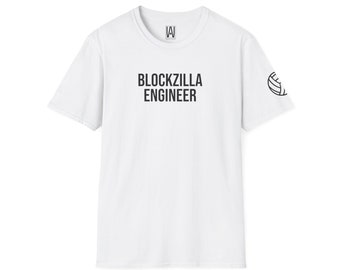 Blockzilla Engineer,  Camiseta de Vóley Humorística