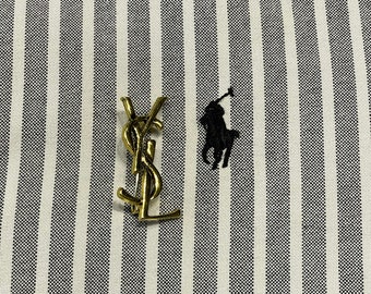 Vintage YSL Wonderful Gold Brooch