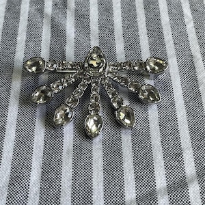 Wonderful Vintage Gucci Silver Brooch With Stones Vintage Brooch Rare Item Gift For Her