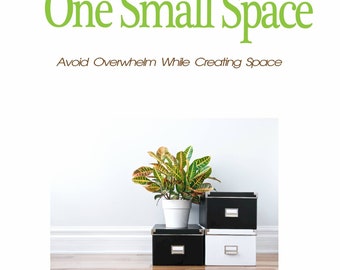 Declutter One Small Space PDF Ebook Digital Download Printable