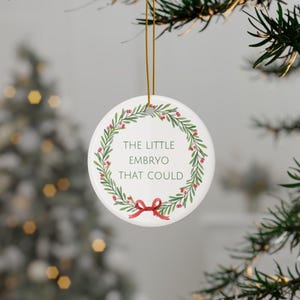IVF Ornament *  Pregnancy Announcement