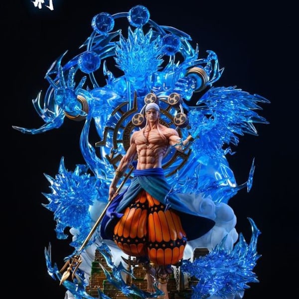 One-Piece Enel 3D STL Model - The God of Thunder Comes to Life - Gift