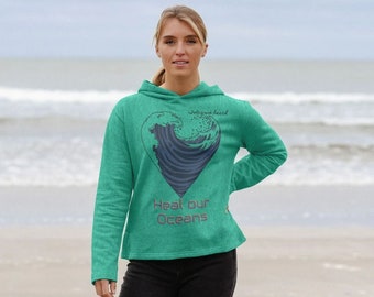 Tolcarne Beach Save The Oceans ontspannen pasvorm hoodie