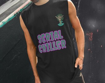 Débardeur Serial Chiller pour homme. Style surfeur. Vêtements de plage.