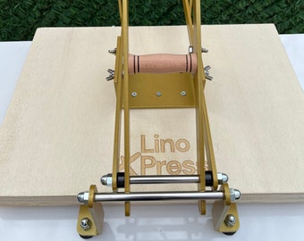 Lino Printmaking Presses A5,A4, A3, Legal Size ,Block Printing Press, Press Machine, Embossing Print, Linocut Printing Machine