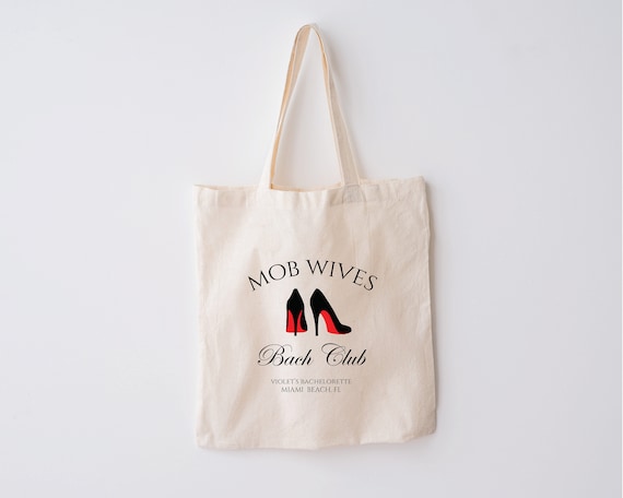 Customizable Mob Wives Bachelorette Party Tote Bag s101