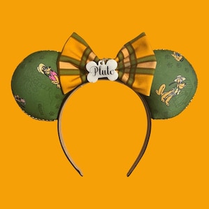 Disney Inspired - Pluto  custom fabric mouse ears
