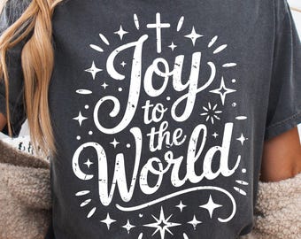 Joy To The World SVG: Christian Christmas Design (Digital Download)