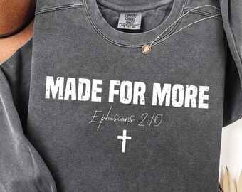 Made For More SVG: Christian Bible Verse, Church Sublimation (Digital Download)