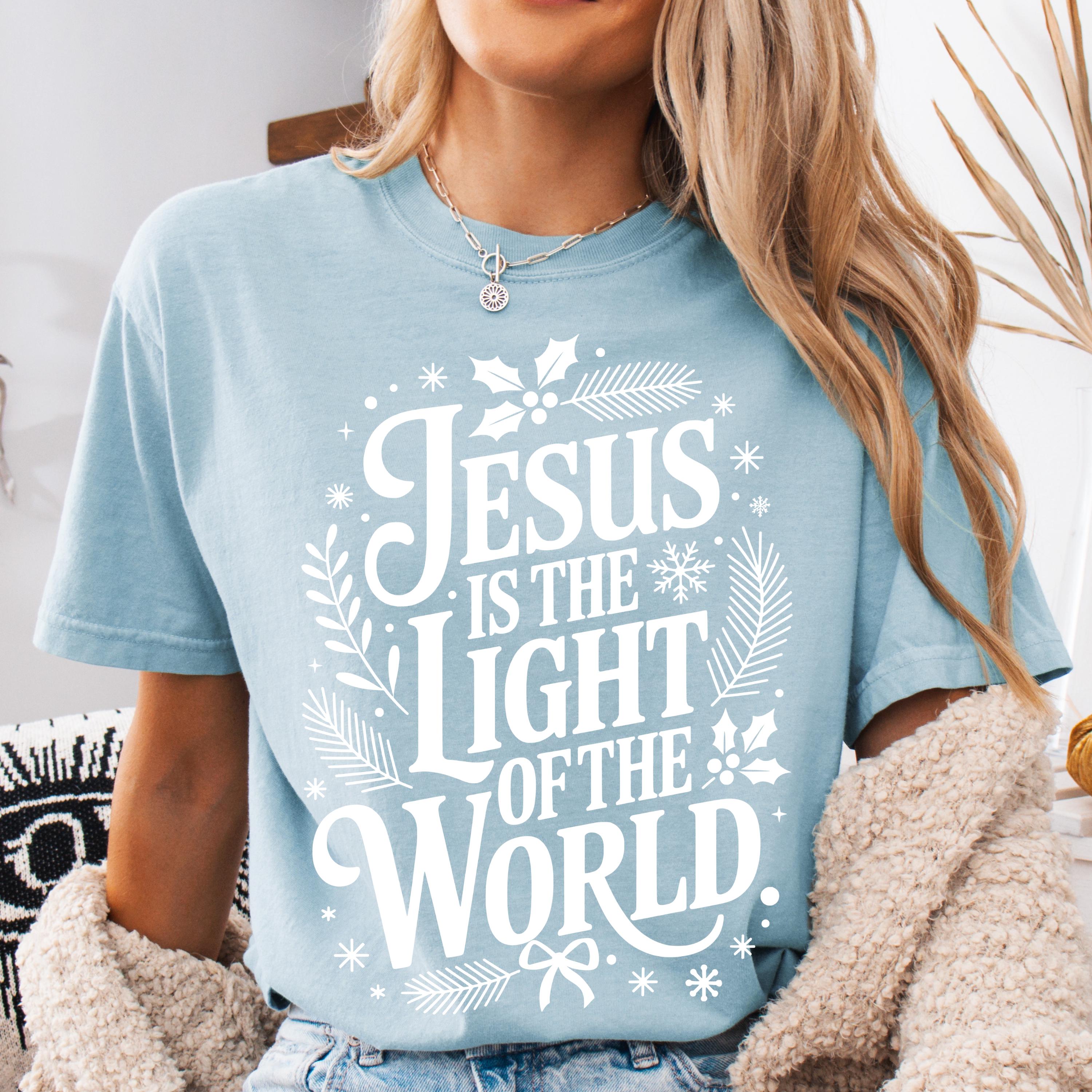 Jesus is the Light of the World SVG, Christmas Bible Quote, Faith Svg ...