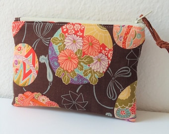 Mini Coin Purse, Small Zipper Pouch, Small Wallet, Card Holder - Padded Zipper Pouch kimono