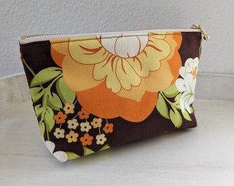 Japanese Cotton/Pencil Case/Makeup Bag - Carnival