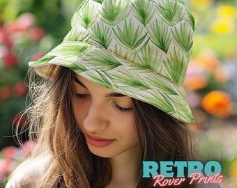 Gardening Bucket Hat - Aloe Haven - Fashionable Gardener Essential - Unisex